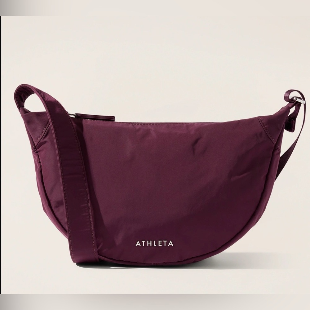 NWT Athleta All About Crossbody Bag in spiced cabernet